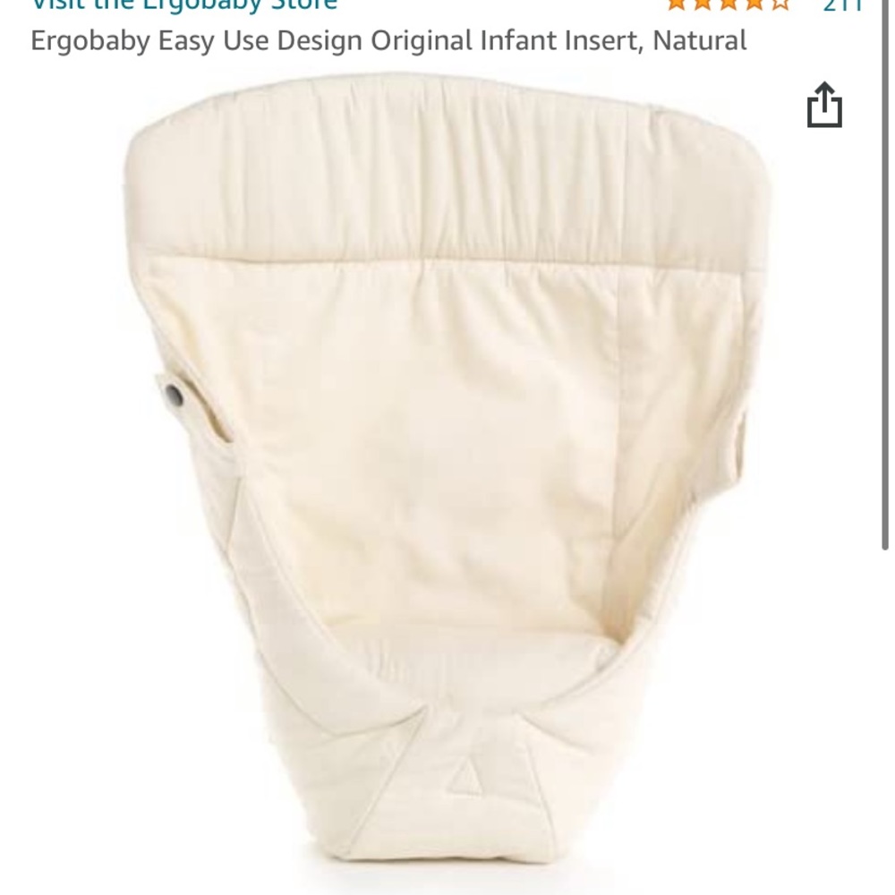 ErgoBaby newborn insert